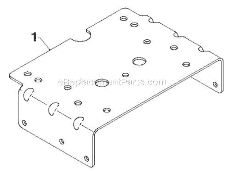 Chassis Engine Pulleys Diagram and Parts List for 96193007105 - 2012-08 Husqvarna Snow Blower
