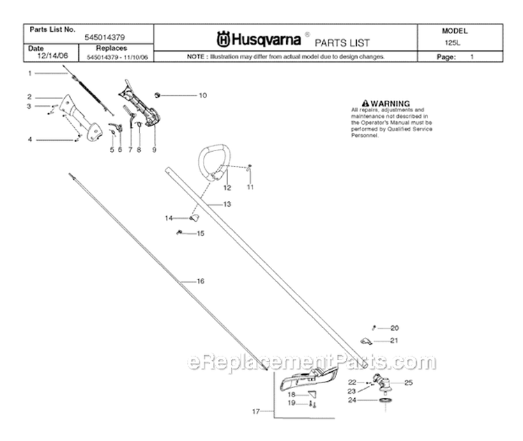 Husqvarna 530096295 Trimmer Gearbox Replacement | OEM Compatible Gas String Trimmer Part