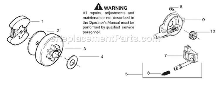 Page C Diagram and Parts List for 141 LE 2004-05 Husqvarna Chainsaw