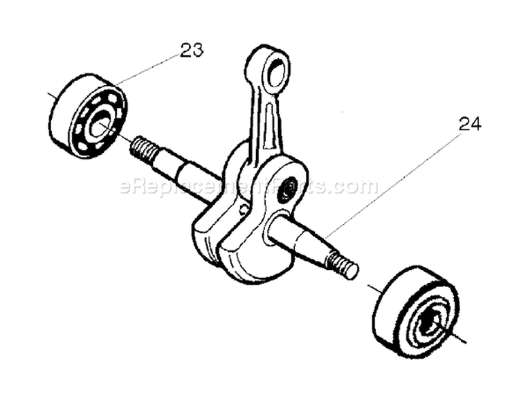 Page E Diagram and Parts List for 141 LE 2004-05 Husqvarna Chainsaw