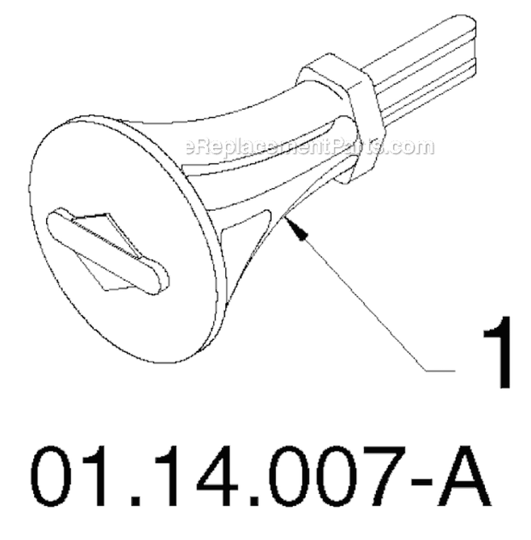 Page H Diagram and Parts List for 96193007501 -2011-07 Husqvarna Snow Blower