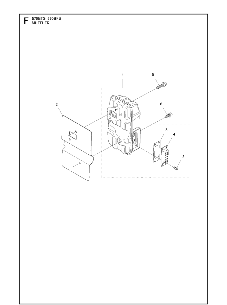 Muffler 2 Diagram and Parts List for 20111800001-Current Husqvarna Leaf Blower / Vacuum