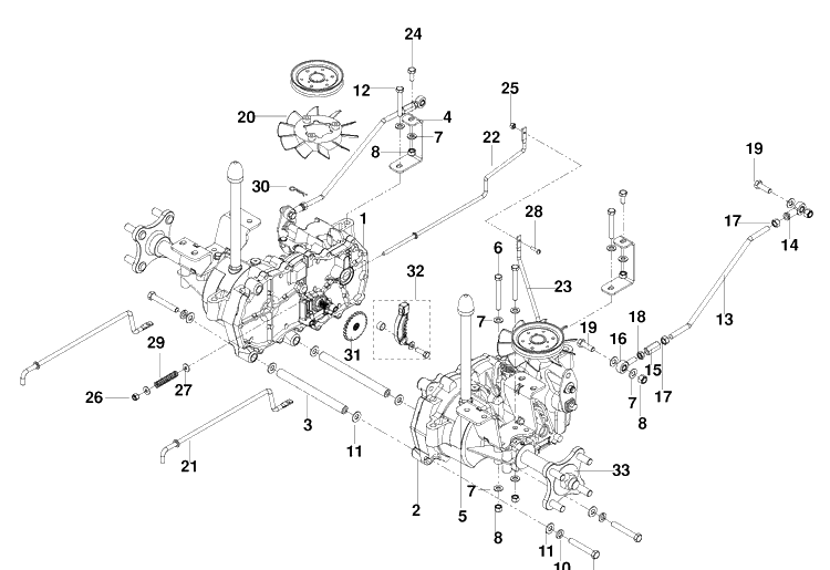 Hydralic Pump Motor Diagram and Parts List for (96521501)(2010-01) Husqvarna Lawn Mower