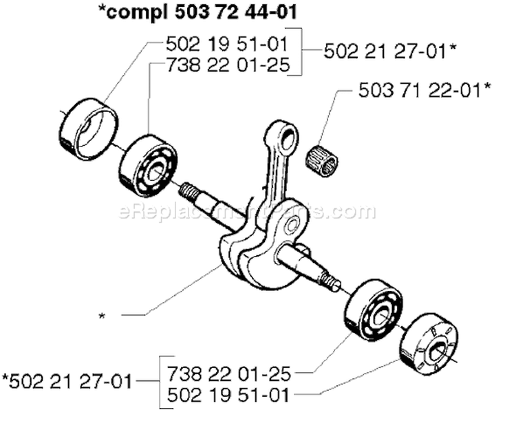 Page F Diagram and Parts List for 225 RD 1996-06 Husqvarna Trimmer