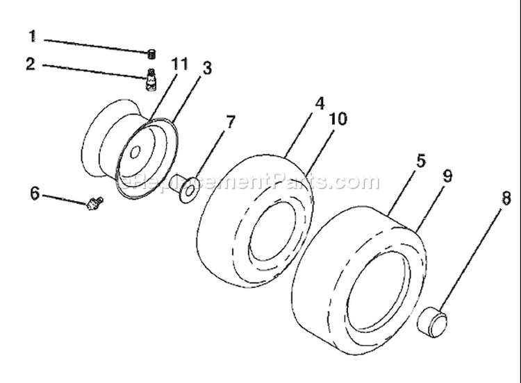 Page J Diagram and Parts List for 2348 LS 96043004400 -2008-01 Husqvarna Lawn Tractor