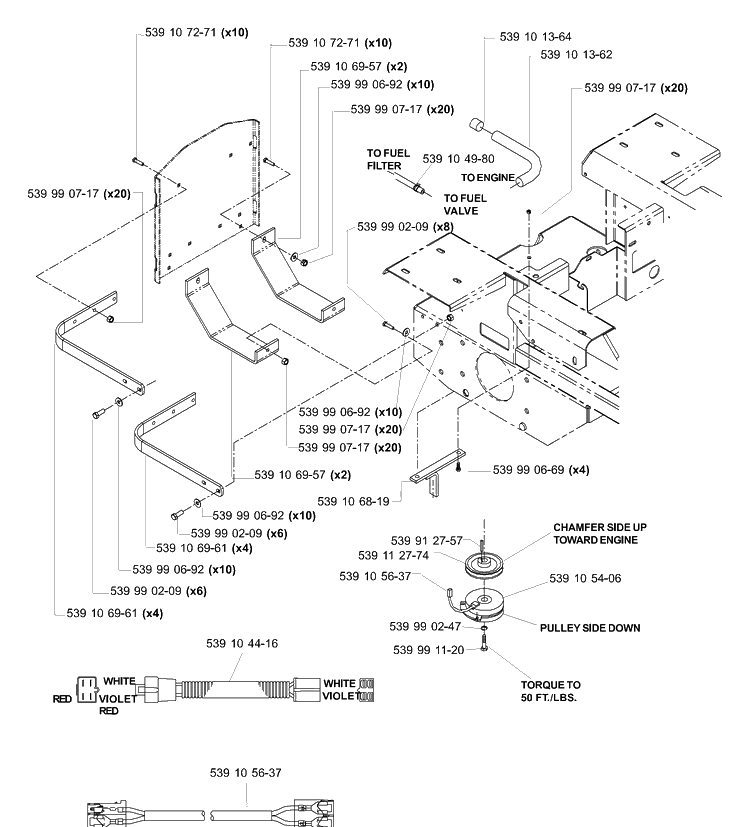Kohler 24 Hp And 25 Hp Engine Assembly Diagram and Parts List for IZ5225TSPKOA 2006-02 Husqvarna Lawn Mower