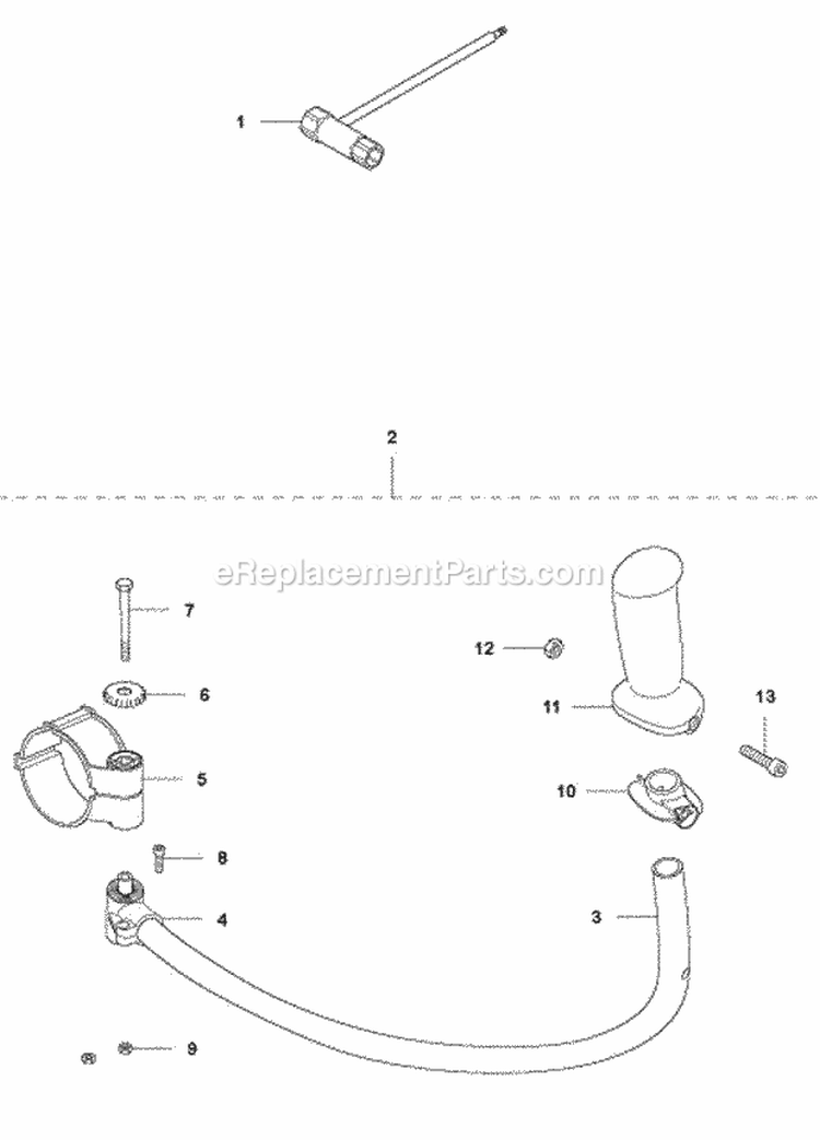 Accessories Diagram and Parts List for 2011-10 Husqvarna Leaf Blower / Vacuum