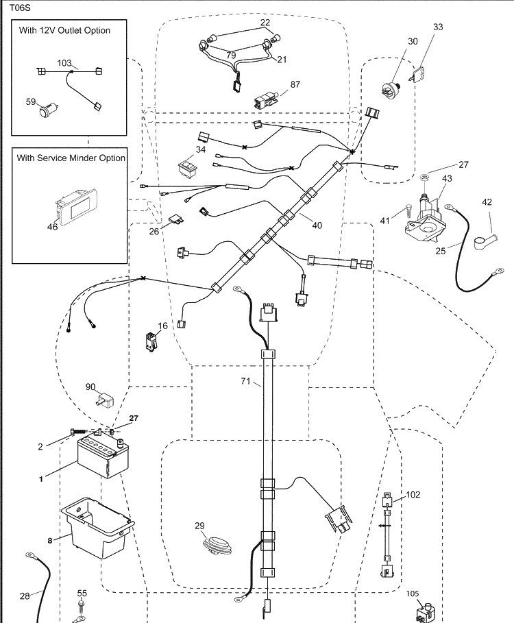 Electrical Diagram and Parts List for (96045002100)(2009-08) Husqvarna Lawn Mower
