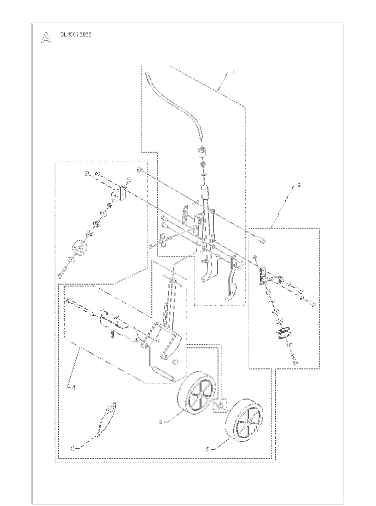 Drill 2 Diagram and Parts List for (970549301)(2021-12) Husqvarna Lawn Tractor Accessories