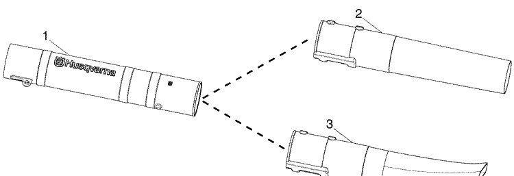 Diagram 3 Diagram and Parts List for (LOWES)(2008-10) Husqvarna Leaf Blower / Vacuum