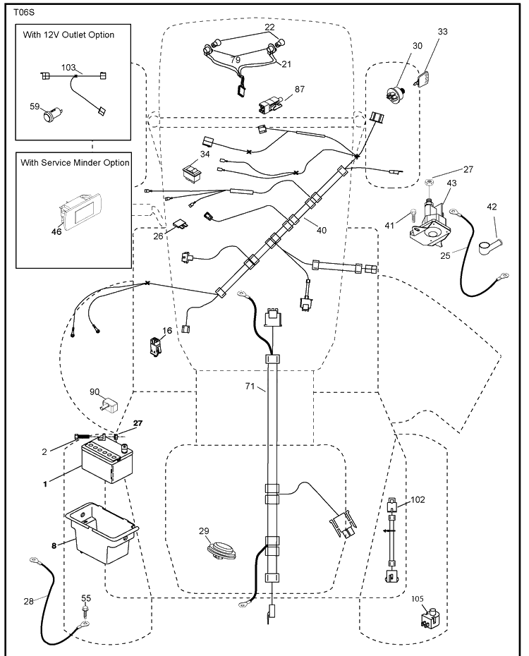 Electrical Diagram and Parts List for (917289630)(2010-05) Husqvarna Lawn Mower