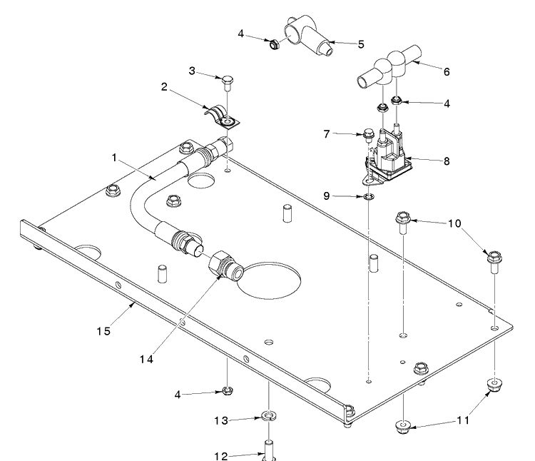 Engine Mounting 2 Diagram and Parts List for (97045580100)(2019-12) Husqvarna Lawn Mower