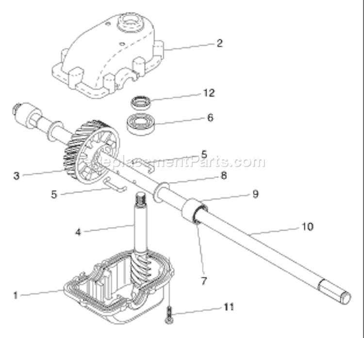 Page B Diagram and Parts List for 2005-01 Husqvarna Lawn Mower