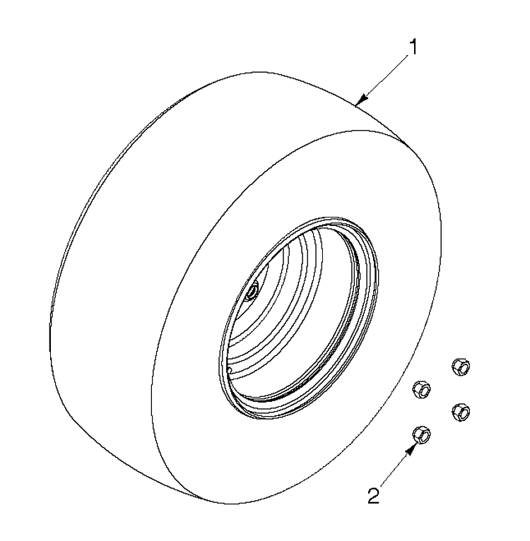 Wheels And Tires 3 Diagram and Parts List for (97045580100)(2019-12) Husqvarna Lawn Mower