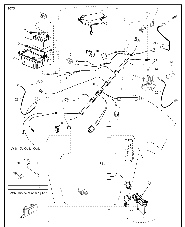 Electrical Diagram and Parts List for LGT2654 (96045003701)(2012-09) Husqvarna Lawn Tractor