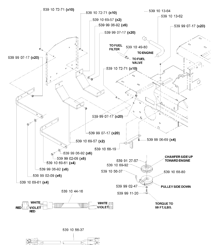Kohler Engine Assembly Diagram and Parts List for IZ5223 (968999258)(2005-03) Husqvarna Lawn Mower