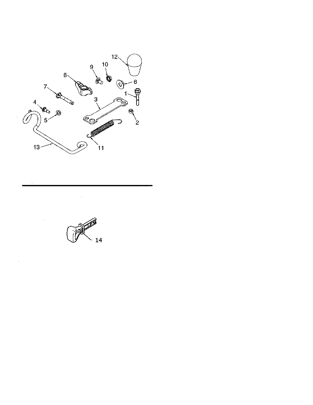 Bag of parts Diagram and Parts List for  Husqvarna Snow Blower