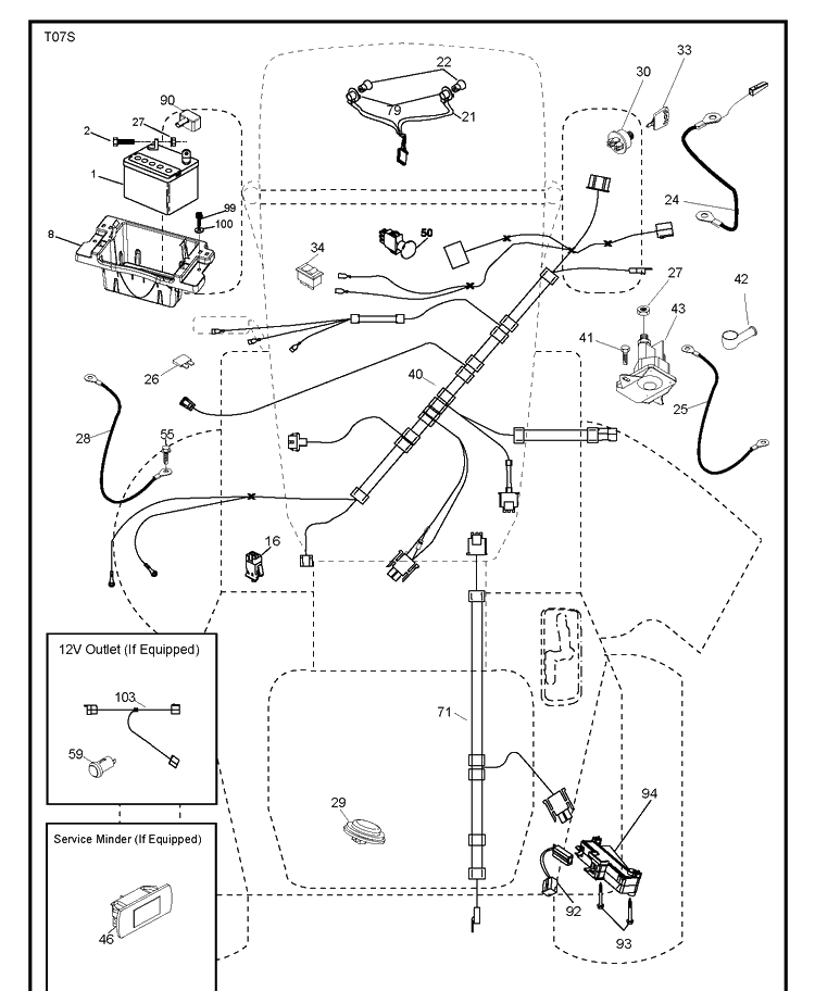 Electrical Diagram and Parts List for (96045004700)(2013-08) Husqvarna Lawn Tractor