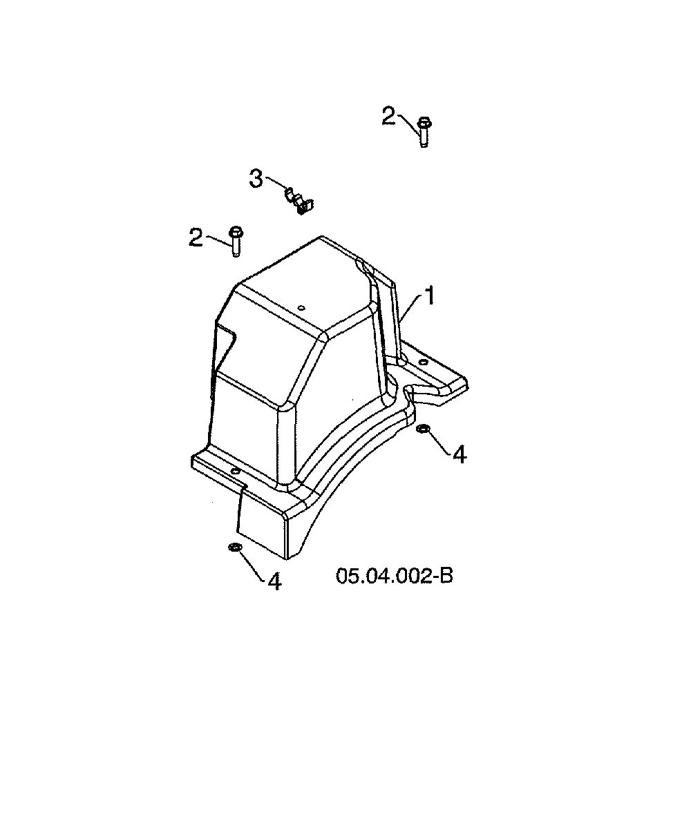 Belt cover Diagram and Parts List for  Husqvarna Snow Blower