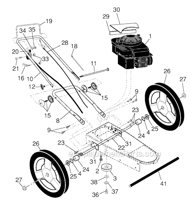 Frame Diagram and Parts List for 2012-01 - 96173000203 Husqvarna Trimmer