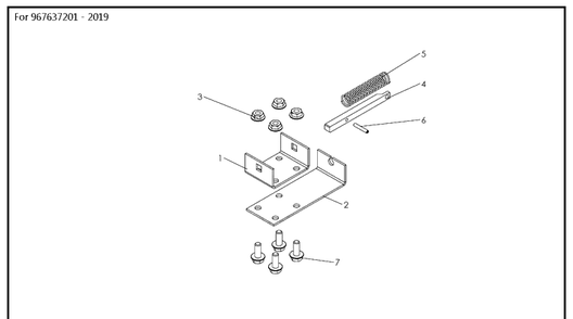 Attachments 2 Diagram and Parts List for DBS51  Husqvarna Lawn Mower