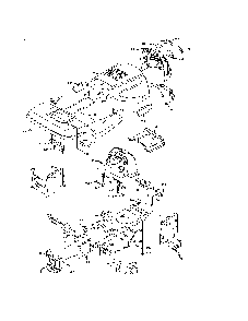 Chassis Diagram and Parts List for  Husqvarna Lawn Tractor