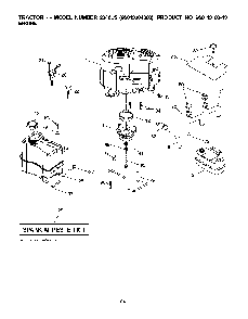 Engine Diagram and Parts List for (96043004300)(2008-01) Husqvarna Lawn Tractor
