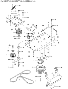 Engine Mounting, Guards And Muffler Diagram and Parts List for  Husqvarna Lawn Mower