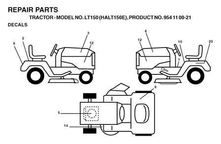 Part Location Diagram of 5321731-47 Husqvarna MANUAL
