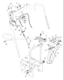 Part Location Diagram of 532185577 Husqvarna Lawn Mower Handle Knob