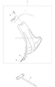 Part Location Diagram of 591083001 Husqvarna Knife
