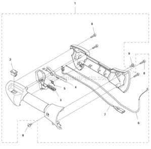 Part Location Diagram of 574192501 Husqvarna Trigger