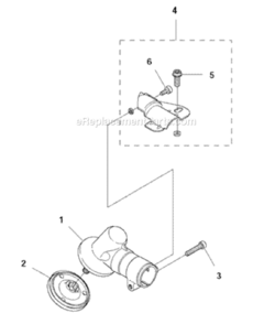 Bevel_Gear Diagram and Parts List for  Husqvarna Trimmer