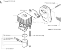 Part Location Diagram of 503289041 Husqvarna Piston Ring