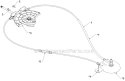 Control Panel Discharge Chute Diagram and Parts List for 96193007105 - 2012-08 Husqvarna Snow Blower
