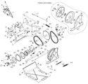 Drive Diagram and Parts List for 96193007105 - 2012-08 Husqvarna Snow Blower