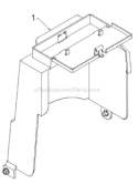 Chassis Engine Pulleys Diagram and Parts List for 96193007105 - 2012-08 Husqvarna Snow Blower