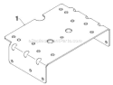 Chassis Engine Pulleys Diagram and Parts List for 96193007105 - 2012-08 Husqvarna Snow Blower