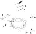 Accessories Diagram and Parts List for 96193007105 - 2012-08 Husqvarna Snow Blower
