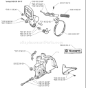 Page C Diagram and Parts List for 1998-09 Husqvarna Chainsaw