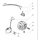 Page H Diagram and Parts List for 2003-01 Husqvarna Chainsaw