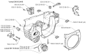 Page D Diagram and Parts List for 1998-09 Husqvarna Chainsaw