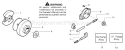 Page C Diagram and Parts List for 137 E 2005-09 Husqvarna Chainsaw