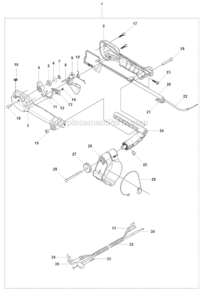 Part Location Diagram of 735583501 Husqvarna Washer