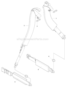 Harness Diagram and Parts List for 2007-05 Husqvarna Leaf Blower / Vacuum