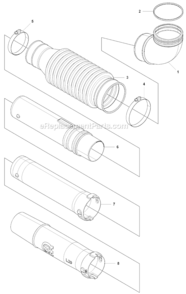 Part Location Diagram of 516135401 Husqvarna O-ring