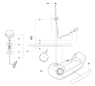 Part Location Diagram of 595847007 Husqvarna Pipe C