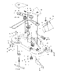 Mower deck/cutting deck Diagram and Parts List for  Husqvarna Lawn Mower