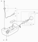 Part Location Diagram of 505309601 Husqvarna Cap Assembly