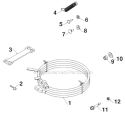 Accessories Diagram and Parts List for 96193007305 - 2012-08 Husqvarna Snow Blower